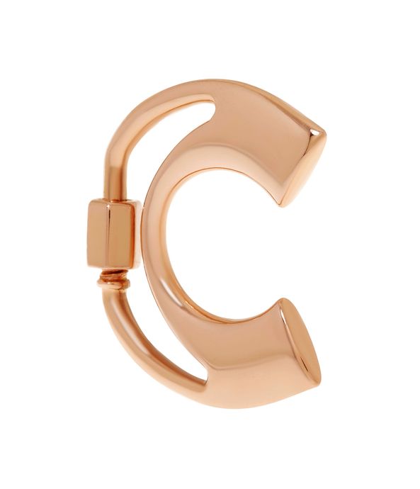 Berloque-Marla-Aaron-lock-inicial-C-de-ouro-rosa