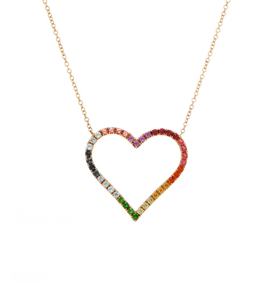 Colar-pendente-winter-rainbow-heart-de-ouro-com-safiras