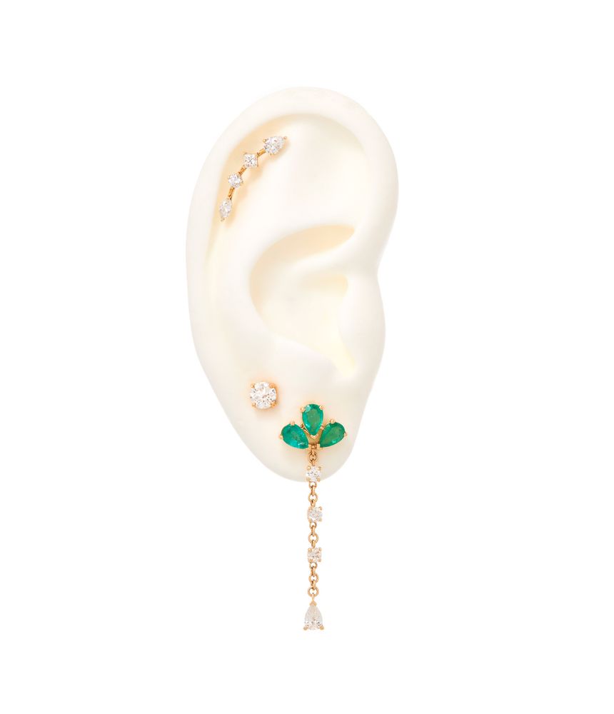 Brinco-chain-unico-BW-gipsy-lotus-de-ouro-com-esmeraldas-e-diamantes