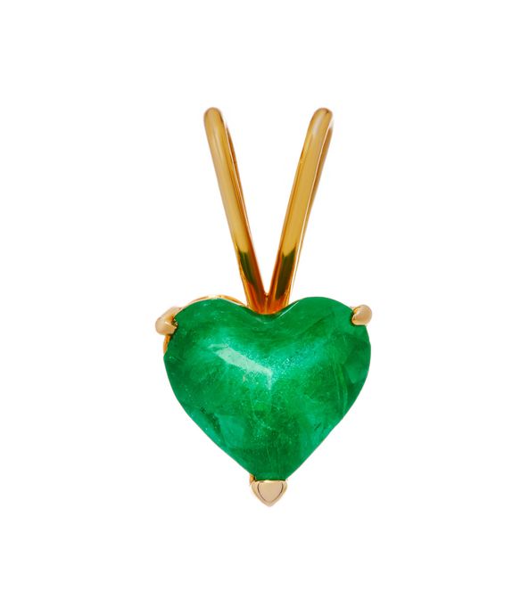 Berloque-para-colar-heart-shape-de-ouro-com-esmeralda