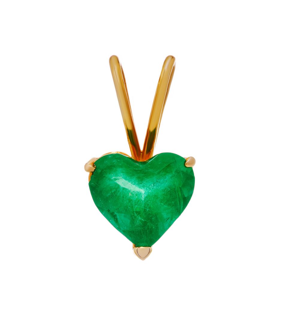 Berloque-para-colar-heart-shape-de-ouro-com-esmeralda Berloque-para-colar-heart-shape-de-ouro-com-esmeralda