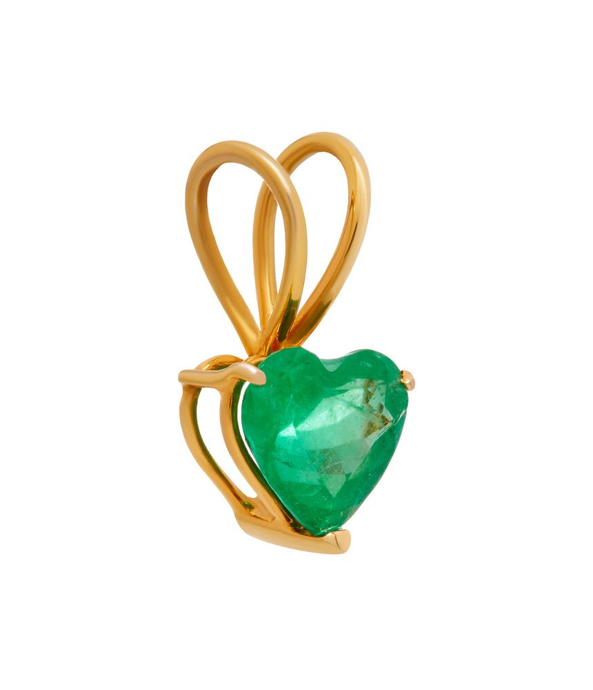 Berloque-para-colar-heart-shape-de-ouro-com-esmeralda