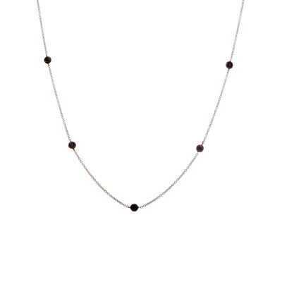 Colar-longo-de-ouro-branco-com-diamantes-negros