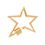 Berloque-Marla-Aaron-large-star-lock-de-ouro Berloque-Marla-Aaron-large-star-lock-de-ouro