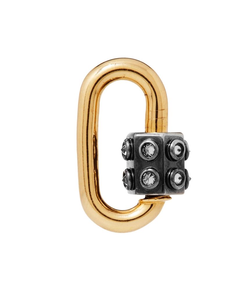 Berloque-Marla-Aaron-chubby-medium-consuelo-lock-de-ouro-com-diamantes