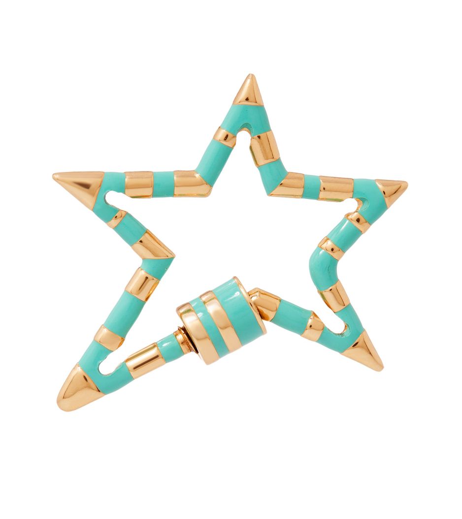 Berloque-Marla-Aaron-large-star-lock-stripped-de-ouro-com-esmalte