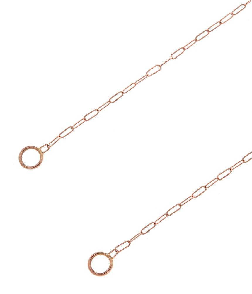 Colar-corrente-Marla-Aaron-square-link-de-ouro-rosa-55cm