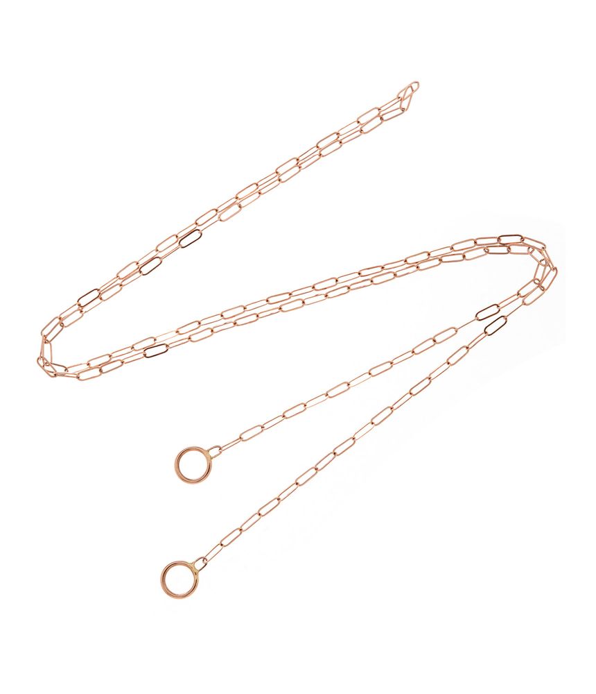 Colar-corrente-Marla-Aaron-square-link-de-ouro-rosa-55cm