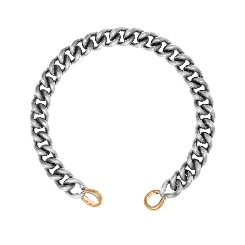 Pulseira Marla Aaron mini curb de prata 20cm - Beatriz Werebe