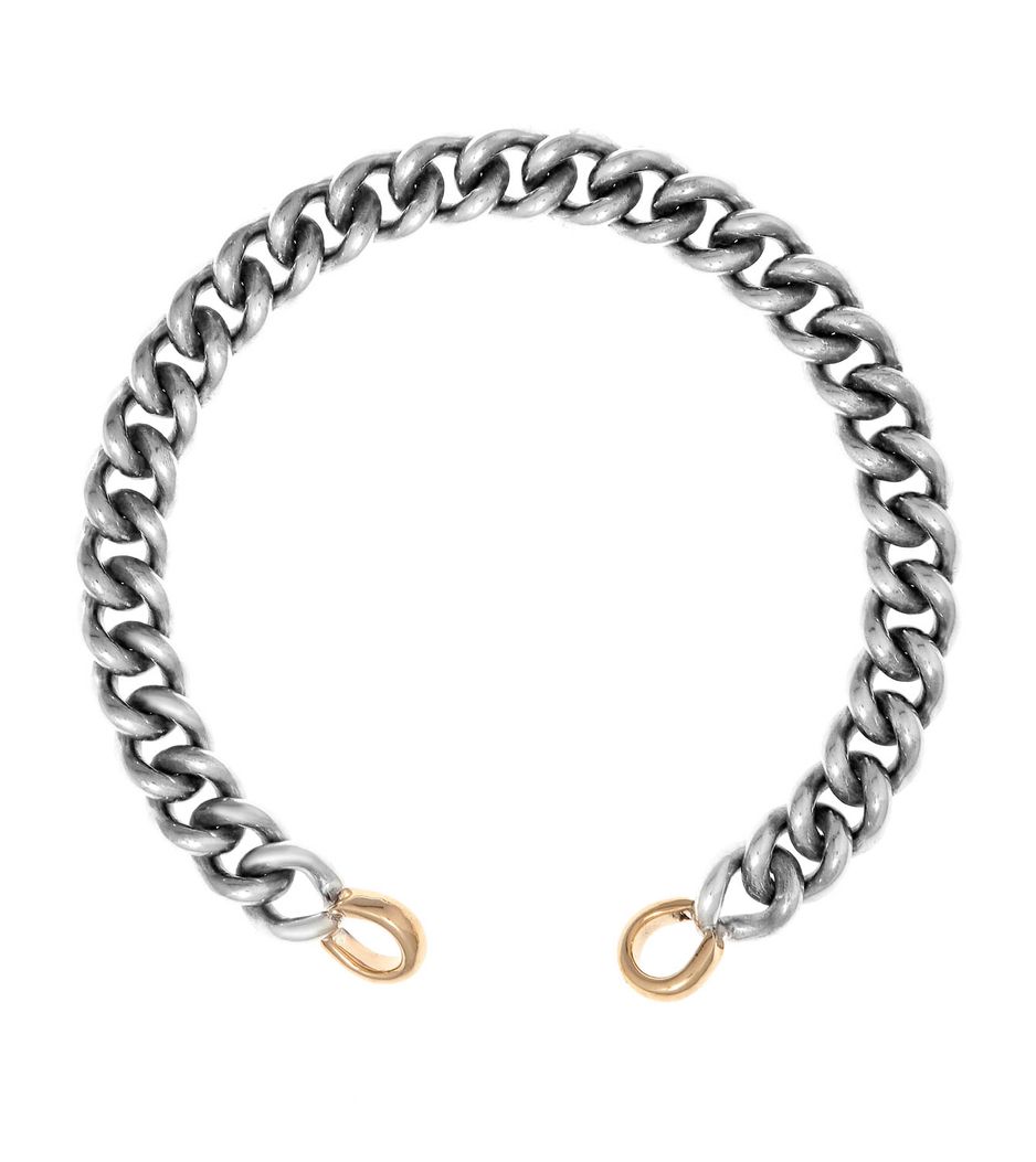 Pulseira-Marla-Aaron-mini-curb-de-prata-20cm Pulseira-Marla-Aaron-mini-curb-de-prata-20cm