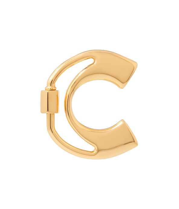 Berloque-Marla-Aaron-lock-inicial-C-de-ouro