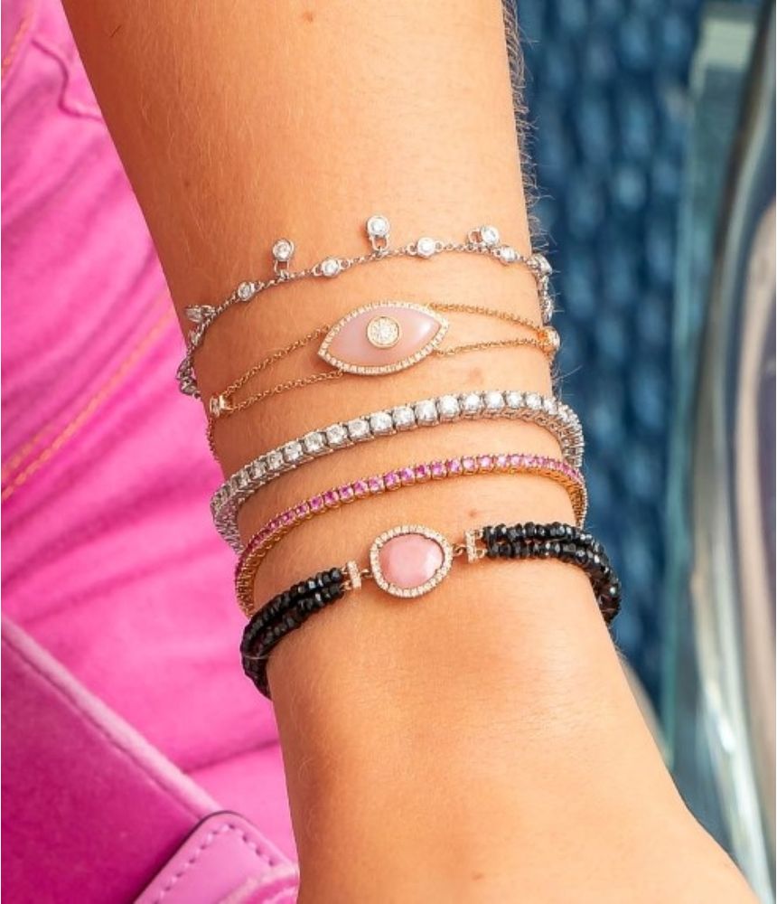Pulseira-olho-grego-de-ouro-rosa-com-opala-e-diamantes