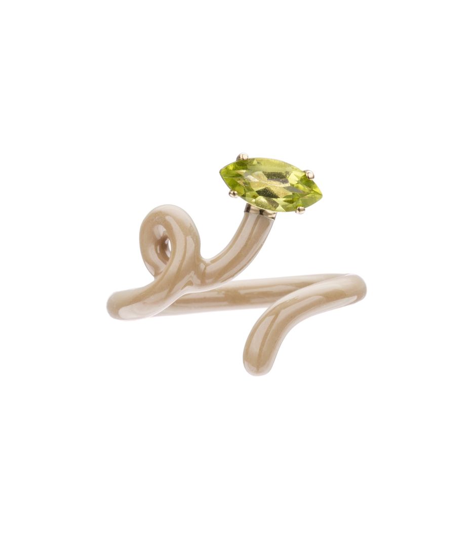 anel-esmaltado-colorido-de-ouro-bea-bongiasca-anel-dua-lipa-com-peridoto anel-esmaltado-colorido-de-ouro-bea-bongiasca-anel-dua-lipa-com-peridoto