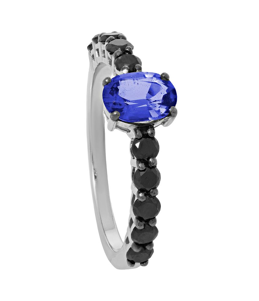 anel-solitario-ouro-branco-tanzanita-diamante-negro