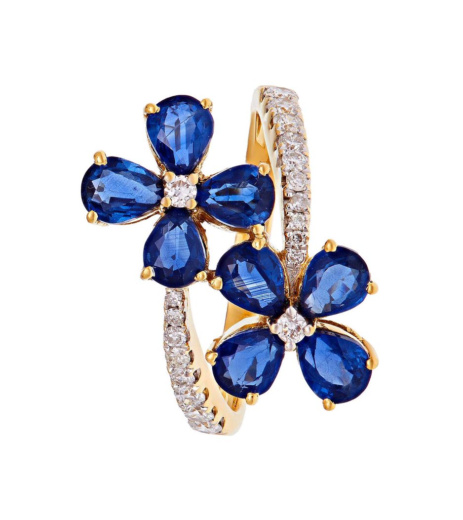 anel-feminino-flores-de-ouro-com-safiras-azuis-e-diamantes anel-feminino-flores-de-ouro-com-safiras-azuis-e-diamantes