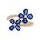anel-feminino-flores-de-ouro-com-safiras-azuis-e-diamantes