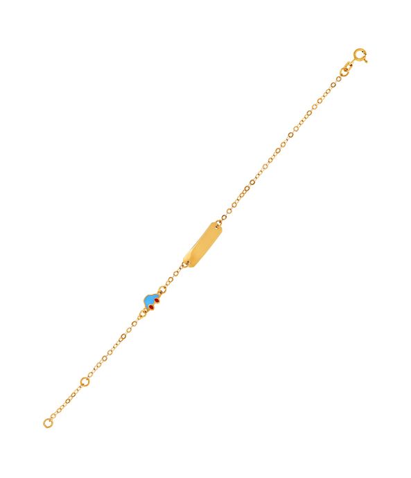 pulseira-infantil-para-criancas-para-gravacao-de-ouro-esmaltada