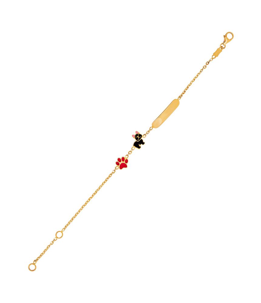 pulseira-infantil-para-criancas-para-gravacao-de-ouro-esmaltada