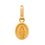 Berloque para colar mini medalha milagrosa de ouro