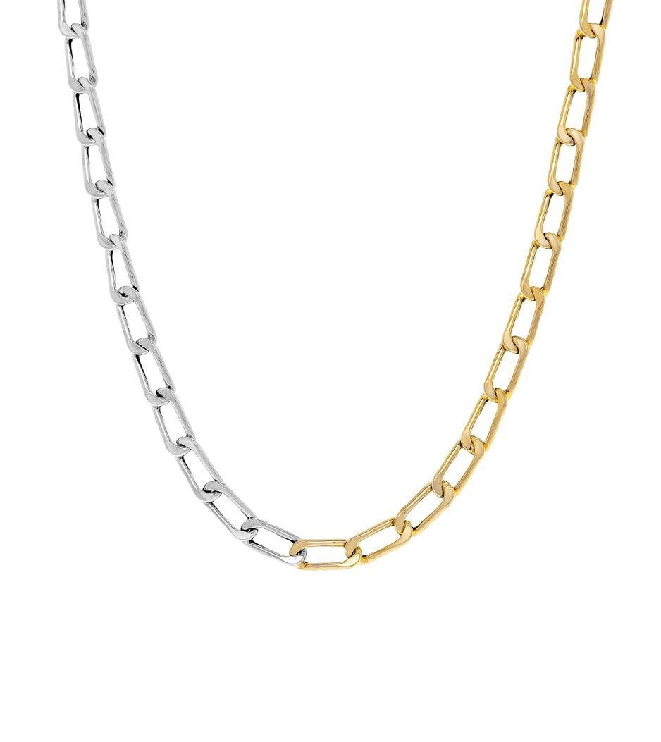 colar-corrente-elos-links-de-ouro-amarelo-e-branco colar-corrente-elos-links-de-ouro-amarelo-e-branco