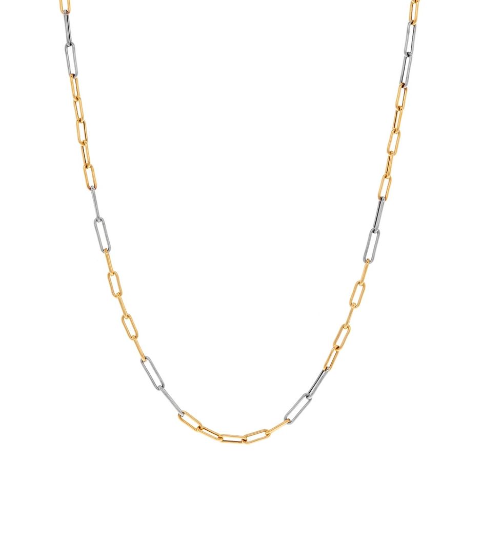 colar-corrente-elos-links-de-ouro-amarelo-e-branco colar-corrente-elos-links-de-ouro-amarelo-e-branco