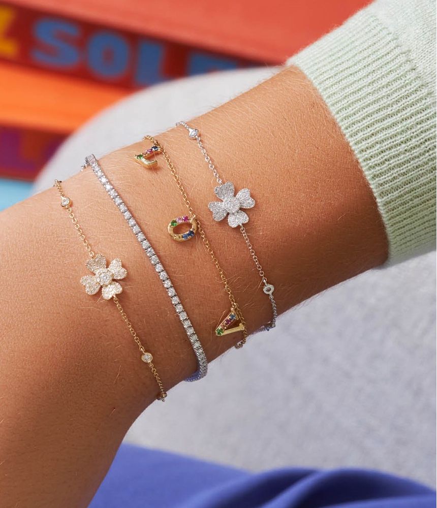 Pulseira-love-de-ouro-rosa-com-safiras-rainbow