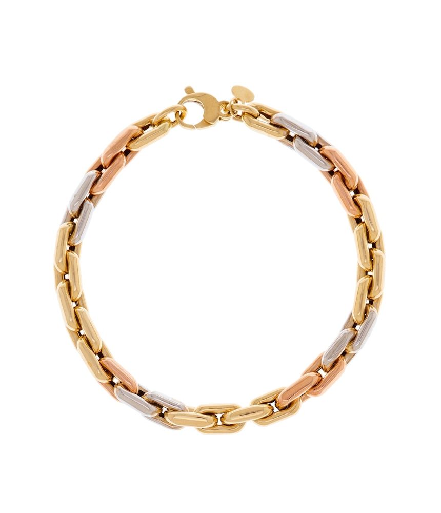 pulseira-de-elos-corrente-de-ouro-amarelo-branco-rose