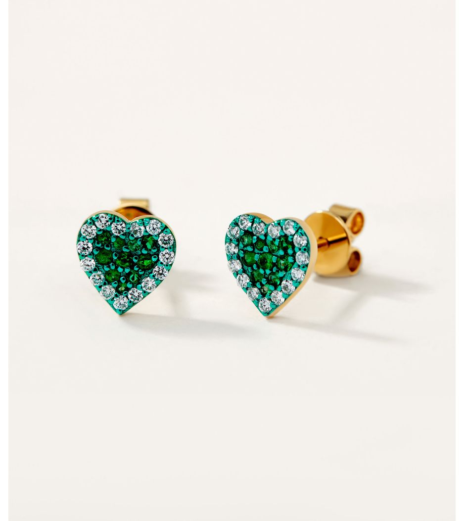 brinco-stud-coracao-de-ouro-com-esmeraldas-e-diamantes brinco-stud-coracao-de-ouro-com-esmeraldas-e-diamantes