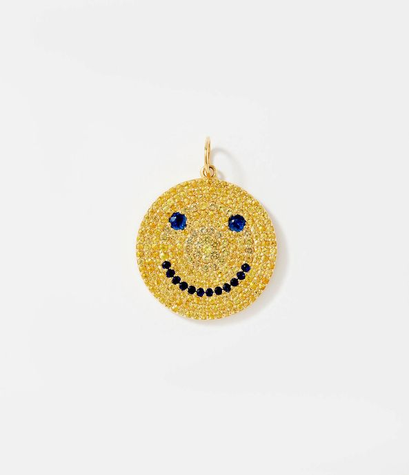 pingente-de-colar-smile-de-ouro-com-safiras-azuis-e-amarelas