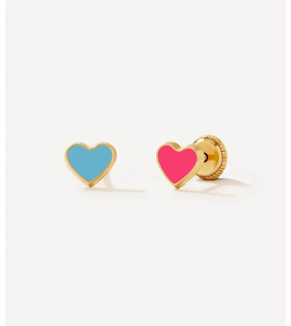 brinquinho-infantil-coracao-de-ouro-esmaltado-com-tarraxa-rosqueavel-press-baby brinquinho-infantil-coracao-de-ouro-esmaltado-com-tarraxa-rosqueavel-press-baby