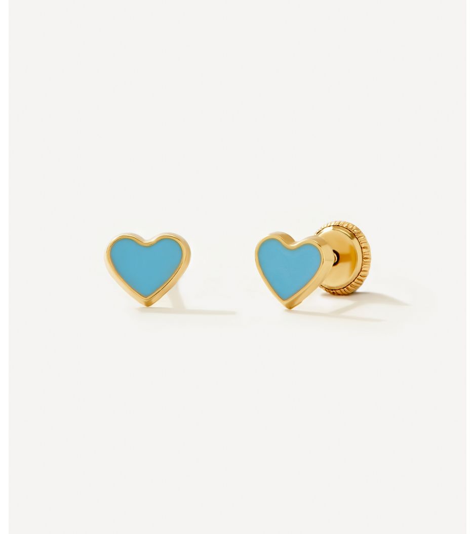 brinquinho-infantil-coracao-de-ouro-esmaltado-com-tarraxa-rosqueavel-press-baby brinquinho-infantil-coracao-de-ouro-esmaltado-com-tarraxa-rosqueavel-press-baby