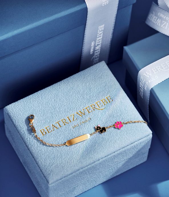 pulseira-infantil-para-crianca-cachorrinho-de-ouro-esmaltado-com-plaquinha-para-gravacao