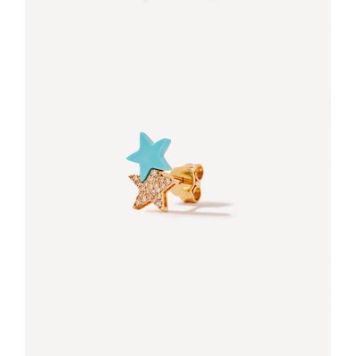 brinco-stud-unico-estrelas-de-turquesa-com-diamantes-de-ouro