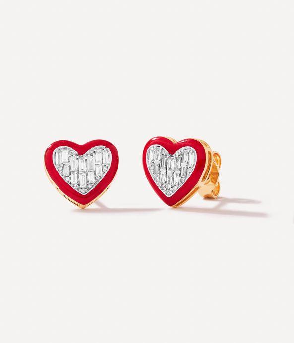 brinco-solitario-coracao-esmaltado-com-diamantes-brilhante-e-baguete-de-ouro