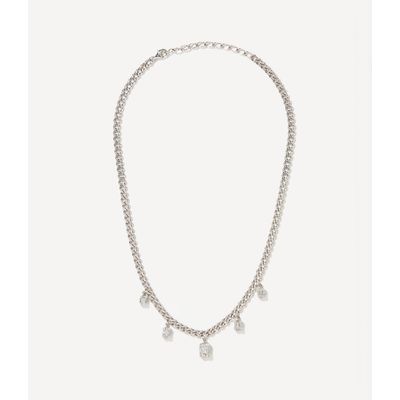 colar-corrente-de-ouro-branco-com-pingentes-de-diamantes