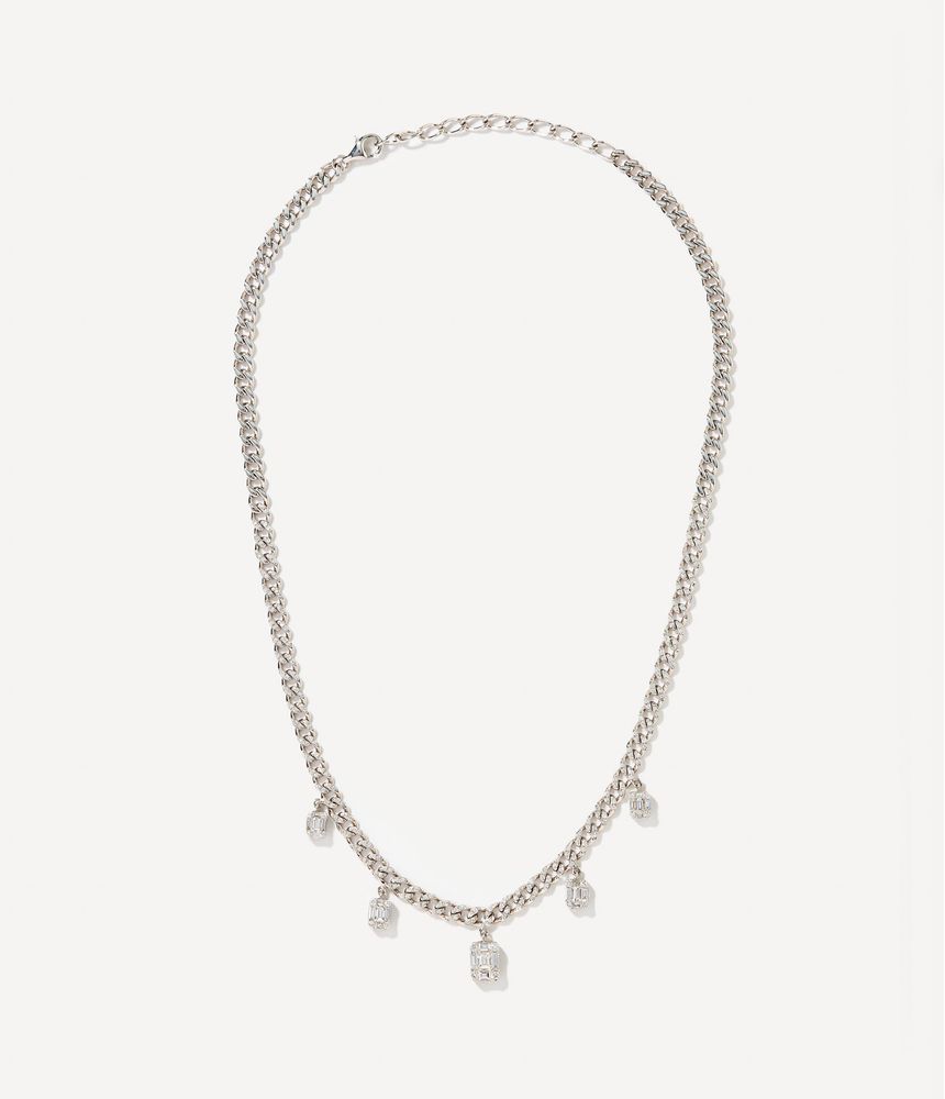 colar-corrente-de-ouro-branco-com-pingentes-de-diamantes