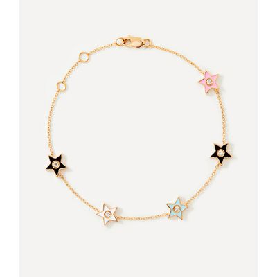 pulseira-estrelas-de-ouro-esmaltado-com-diamantes