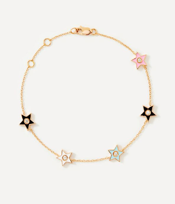 pulseira-estrelas-de-ouro-esmaltado-com-diamantes