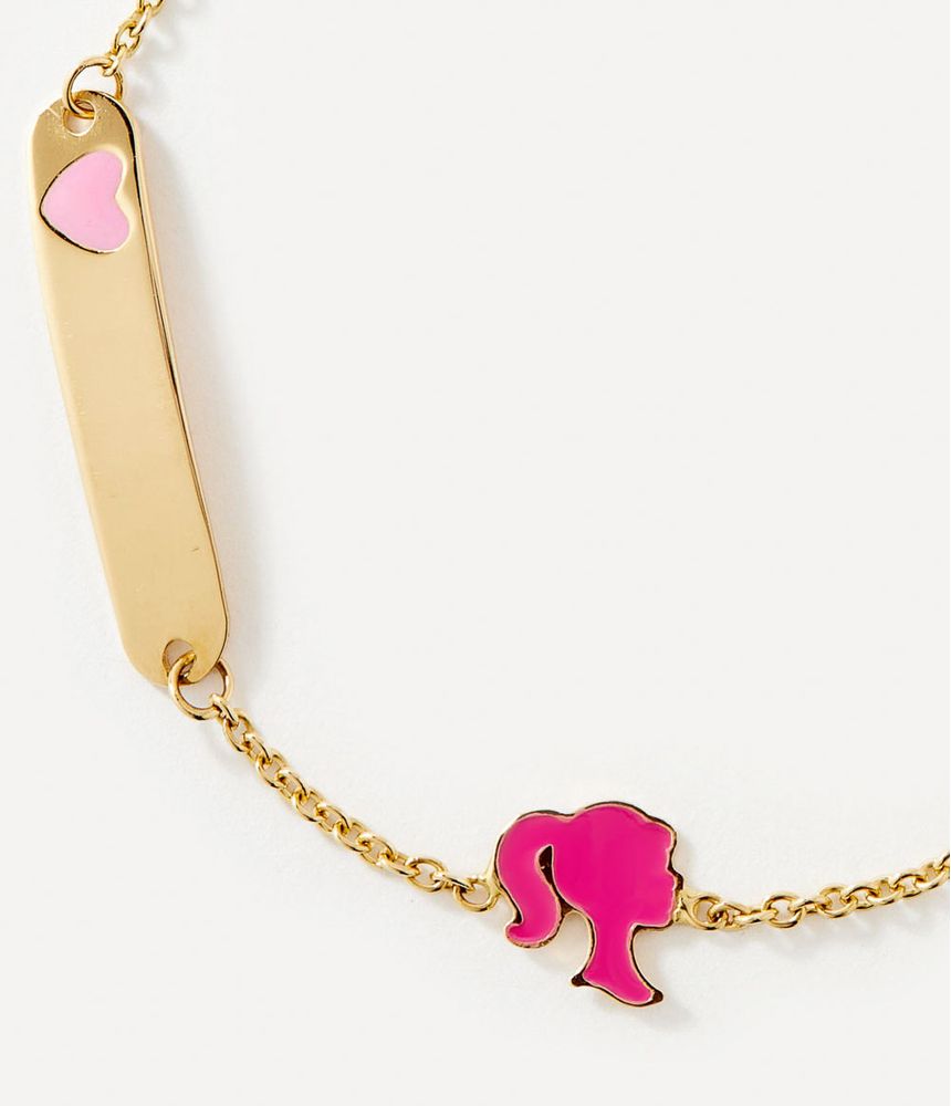 pulseirinha-infantil-barbie-de-ouro-esmaltado-com-plaquinha-para-gravacao-personalizada