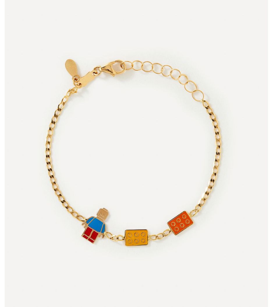 pulseirinha-infantil-lego-de-ouro-esmaltado pulseirinha-infantil-lego-de-ouro-esmaltado