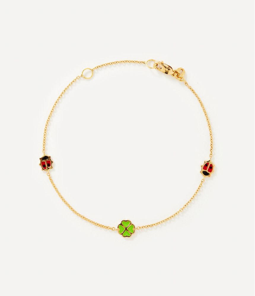 pulseirinha-infantil-joaninha-e-trevo-de-ouro-esmaltado