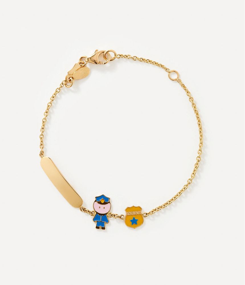 pulseirinha-infantil-policia-de-ouro-esmaltado-com-plaquinha-para-gravacao-personalizada