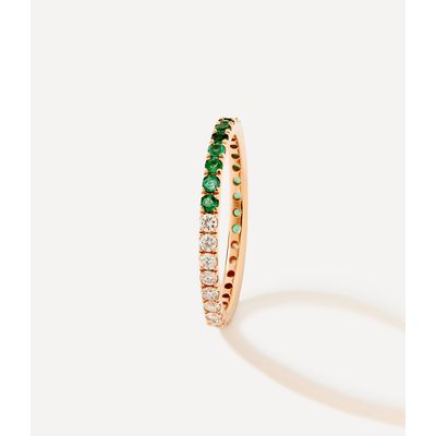 anel-alianca-inteira-de-ouro-rosa-com-esmeraldas-e-diamantes