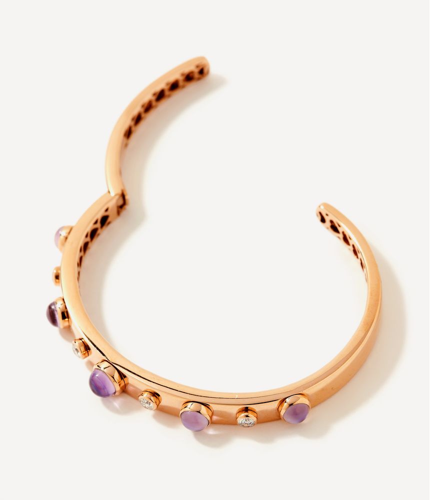 pulseira-bracelete-designer-damaso-de-ouro-rosa-com-ametistas-e-diamantes