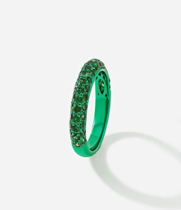 anel-meia-alianca-de-ouro-com-granadas-verdes