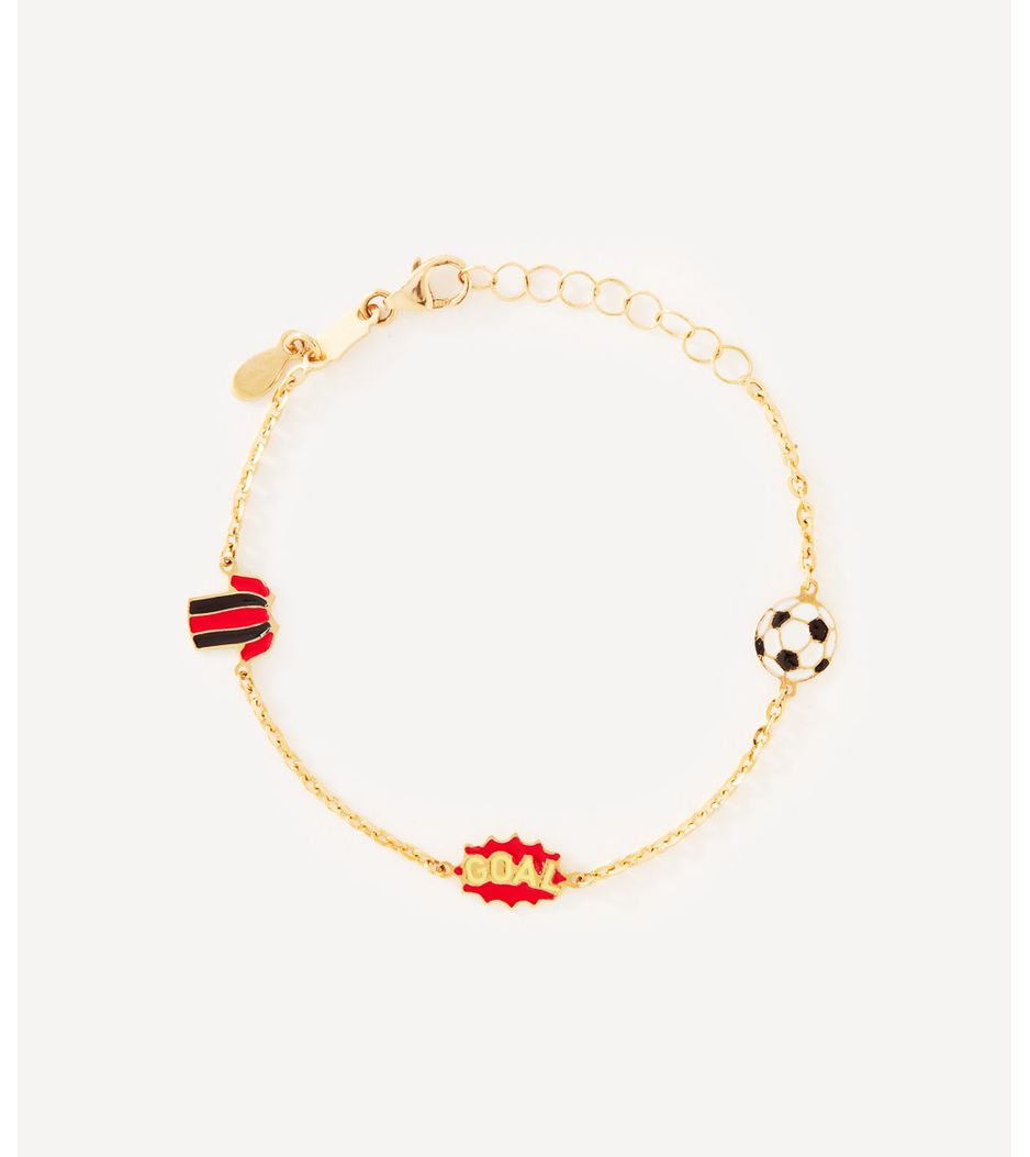 pulseirinha-infantil-futebol-de-ouro-esmaltado pulseirinha-infantil-futebol-de-ouro-esmaltado