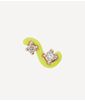 brinco-unico-bea-bongiasca-mini-loop-lime-green-diamond-de-ouro