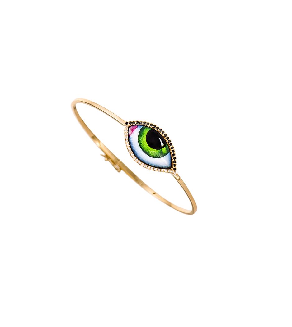 pulseira-bracelete-lito-olho-grego-de-ouro-esmaltado-com-diamantes pulseira-bracelete-lito-olho-grego-de-ouro-esmaltado-com-diamantes