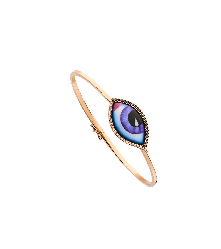 pulseira-bracelete-lito-olho-grego-de-ouro-rosa-esmaltado-com-diamantes
