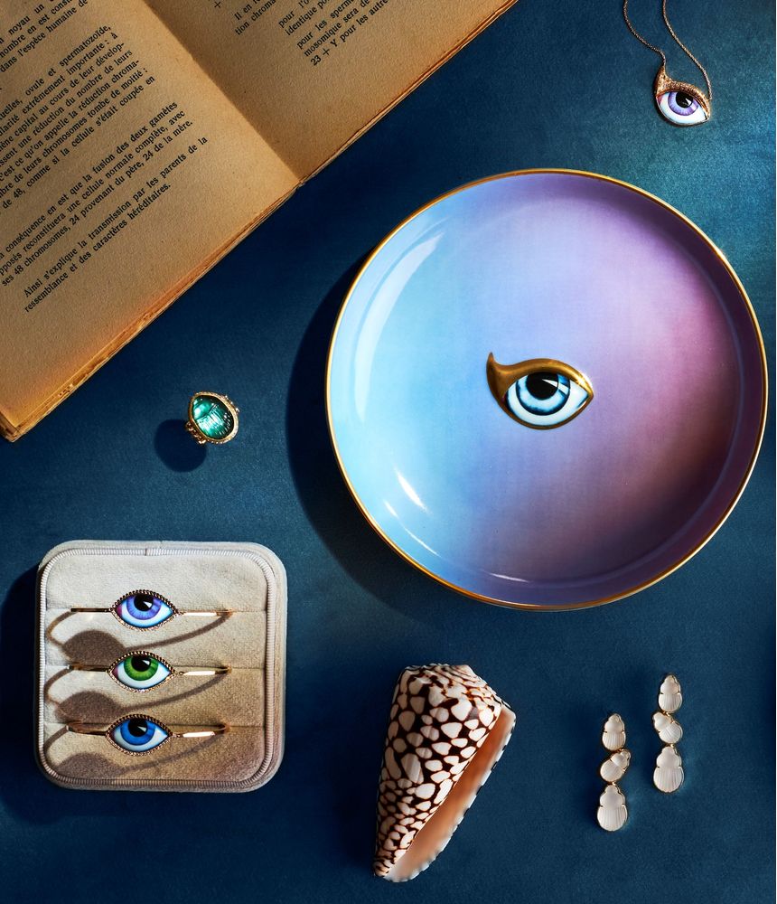 pulseira-bracelete-lito-olho-grego-de-ouro-rosa-esmaltado-com-diamantes